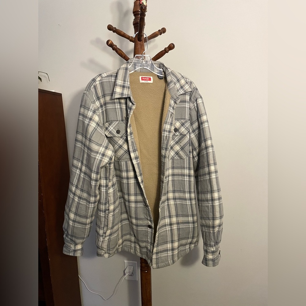 Wrangler Gray Checkered Jacket